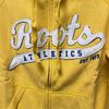 二手衣-Roots CANADA白楓葉繡圖 黃色-棉質休閒外套-3