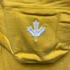 二手衣-Roots CANADA白楓葉繡圖 黃色-棉質休閒外套-6