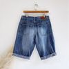 CK/W30 經典藍刷色素面 男丹寧牛仔短褲 古著自改 vintage pants-3