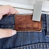 CK/W30 經典藍刷色素面 男丹寧牛仔短褲 古著自改 vintage pants-5