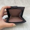 Bottega Veneta灰紫色小編織粉內裡扣式拉鏈零錢短夾-6