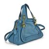 CHLOE Paraty Small Leather Satchel Handbag - Caribbean Blue-1