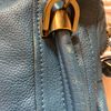CHLOE Paraty Small Leather Satchel Handbag - Caribbean Blue-9