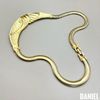 •DANIEL• 歐美老件 Bergdorf華麗閃鑽金屬蛇鍊-3