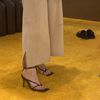 Bottega Veneta 630178 女款夾腳露趾9公分高跟涼鞋 黑色 IT 34/34.5/35/35.5/36/36.5/ 37/37.5/38/38.5/39/39.5/40-0