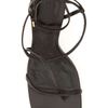 Bottega Veneta 630178 女款夾腳露趾9公分高跟涼鞋 黑色 IT 34/34.5/35/35.5/36/36.5/ 37/37.5/38/38.5/39/39.5/40-4