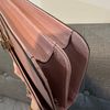 Gucci 雙G logo Marmont 裸粉銀扣斜背包-11