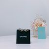 CHANEL 雙C耳環 DOUBLE CC LOGO EARRINGS BLACK X CRYSTAL-1