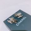 CHANEL 雙C耳環 DOUBLE CC LOGO EARRINGS BLACK X CRYSTAL-5