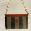 二手正品FENDI vintage 古董包/麻將包/腋下包/側背包/手提包/小包/大手機可入(看圖看內文)-10