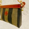 二手正品FENDI vintage 古董包/麻將包/腋下包/側背包/手提包/小包/大手機可入(看圖看內文)-11