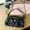 二手正品botkier 真皮金屬機車包/vintage(附小香鍊袋/多功能背法)三背實用款~看圖看內文-1