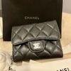 CHANEL AP0229 全新 三折銀扣 皮夾 短夾-13