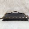 VALENTINO Rockstud 黑牛皮鉚釘手拿晚宴包-5