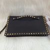 VALENTINO Rockstud 黑牛皮鉚釘手拿晚宴包-6