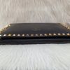 VALENTINO Rockstud 黑牛皮鉚釘手拿晚宴包-8