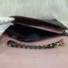VALENTINO Rockstud 黑牛皮鉚釘手拿晚宴包-17