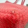 Bottega Veneta BV 紅色全皮小編織 肩背包/托特包/手提包-3