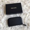 Prada 黑色拉鍊鑰匙包-2