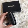 Prada 黑色拉鍊鑰匙包-5