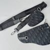 DIOR 黑色Dior Oblique三合一馬鞍包-9