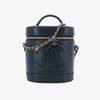 CHANEL Black Lambskin Vanity Case Bag-0
