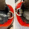 FENDI 肩背包 Pochette 手提包 Baguette紅色羔羊小牛皮BAGUETTE 8BR757斜背包二手精品-12