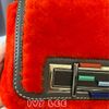 FENDI 肩背包 Pochette 手提包 Baguette紅色羔羊小牛皮BAGUETTE 8BR757斜背包二手精品-24