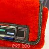 FENDI 肩背包 Pochette 手提包 Baguette紅色羔羊小牛皮BAGUETTE 8BR757斜背包二手精品-25