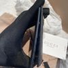 Gucci黑金馬蒙錢包-5