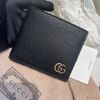 Gucci黑金馬蒙錢包-9