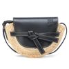 LOEWE Mini Gate Raffia Crossbody Bag-0