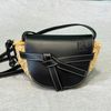 LOEWE Mini Gate Raffia Crossbody Bag-3