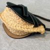 LOEWE Mini Gate Raffia Crossbody Bag-8