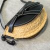 LOEWE Mini Gate Raffia Crossbody Bag-9