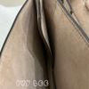 CHLOE FAYE 麂皮拼接雙層肩背包 斜背包 經典灰 二手精品-9