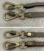 CHLOE FAYE 麂皮拼接雙層肩背包 斜背包 經典灰 二手精品-21