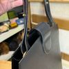 Louis Vuitton Cluny Noir 黑EPI水波紋金釦弧面水桶包🩶90年代超經典-18