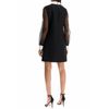 "mini dress in crepe couture 5B3VA9N51CF NERO/BIANCO | size: 42-2