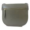 CELINE 牛皮皮革Shoulder Bag金扣肩背袋深綠色-1