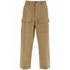 cargo canvas pants in italian style 5V0REB75AET BEIGE | size: 48-0
