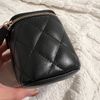 95% new Black Lambskin Mini Vanity Case-3