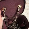 95% new Black Lambskin Mini Vanity Case-5