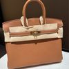 Hermes birkin 25金棕金釦-3