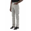 Maison margiela five-pocket trousers in mélange effect canvas S67LA0035 M30006 CAVIAR | size: 31-3