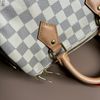 ::LOUIS VUITTON:: LV Damier 白棋盤格 SPEEDY 25 背帶款-3