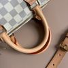 ::LOUIS VUITTON:: LV Damier 白棋盤格 SPEEDY 25 背帶款-4