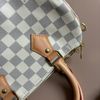 ::LOUIS VUITTON:: LV Damier 白棋盤格 SPEEDY 25 背帶款-5