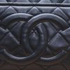 CHANEL(香奈兒) Timeless Tote 托特 中號 33 黑色 荔枝 18開 金扣-5
