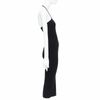 1017 ALYX 9SM black ribbed silver S plate halter midi bodycon dress XS-3